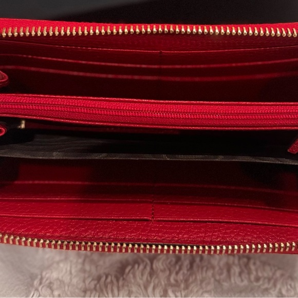 Gucci Continental Wallet Red Leather - Picture 5 of 8
